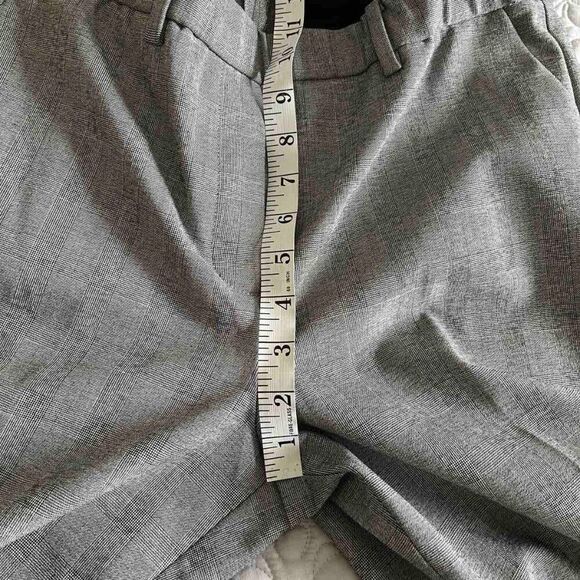 Talbots Women's Grey Plaid Cambridge Trousers, Size 8 - Picture 12 of 13